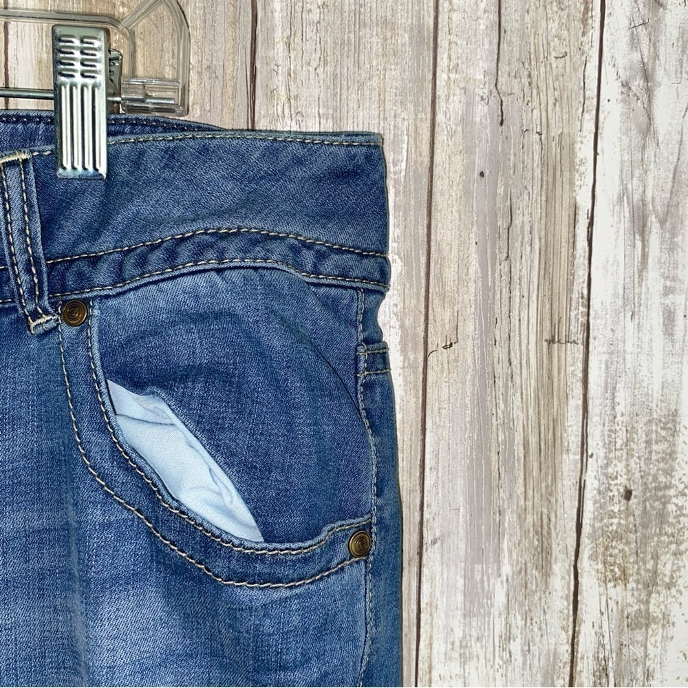 Lane Bryant Genius Fit Ankle Jeans Size 18 Stretch Blue Denim Cropped Plus - Picture 3 of 8
